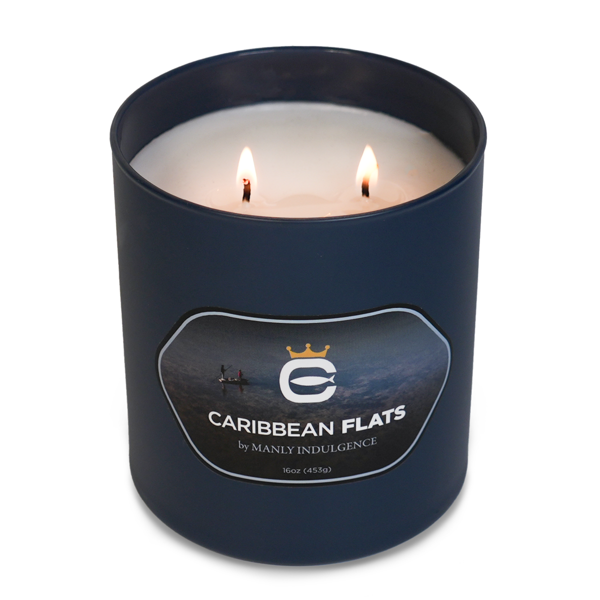 Caribbean Flats, 16oz, Two Wick Candle